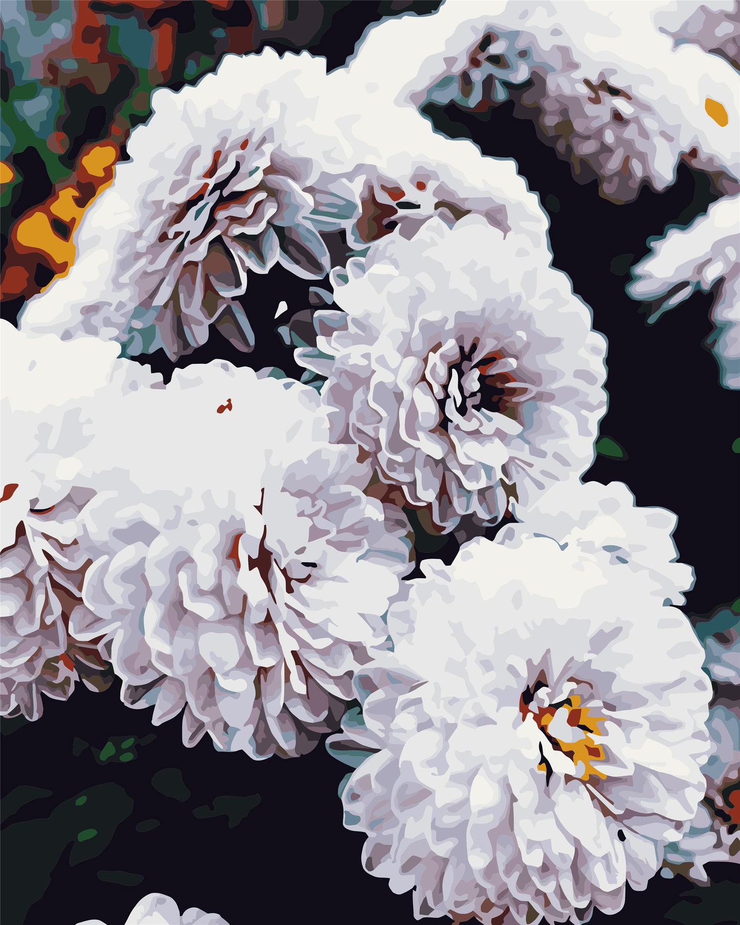 Blume Malen nach Zahlen WH6195