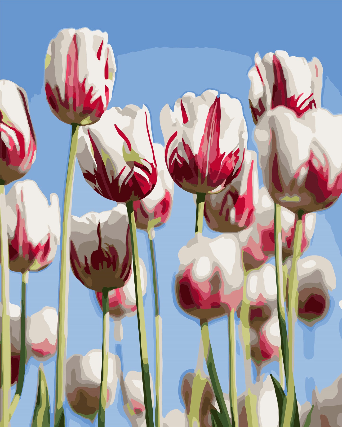 Blume Malen nach Zahlen WH6197