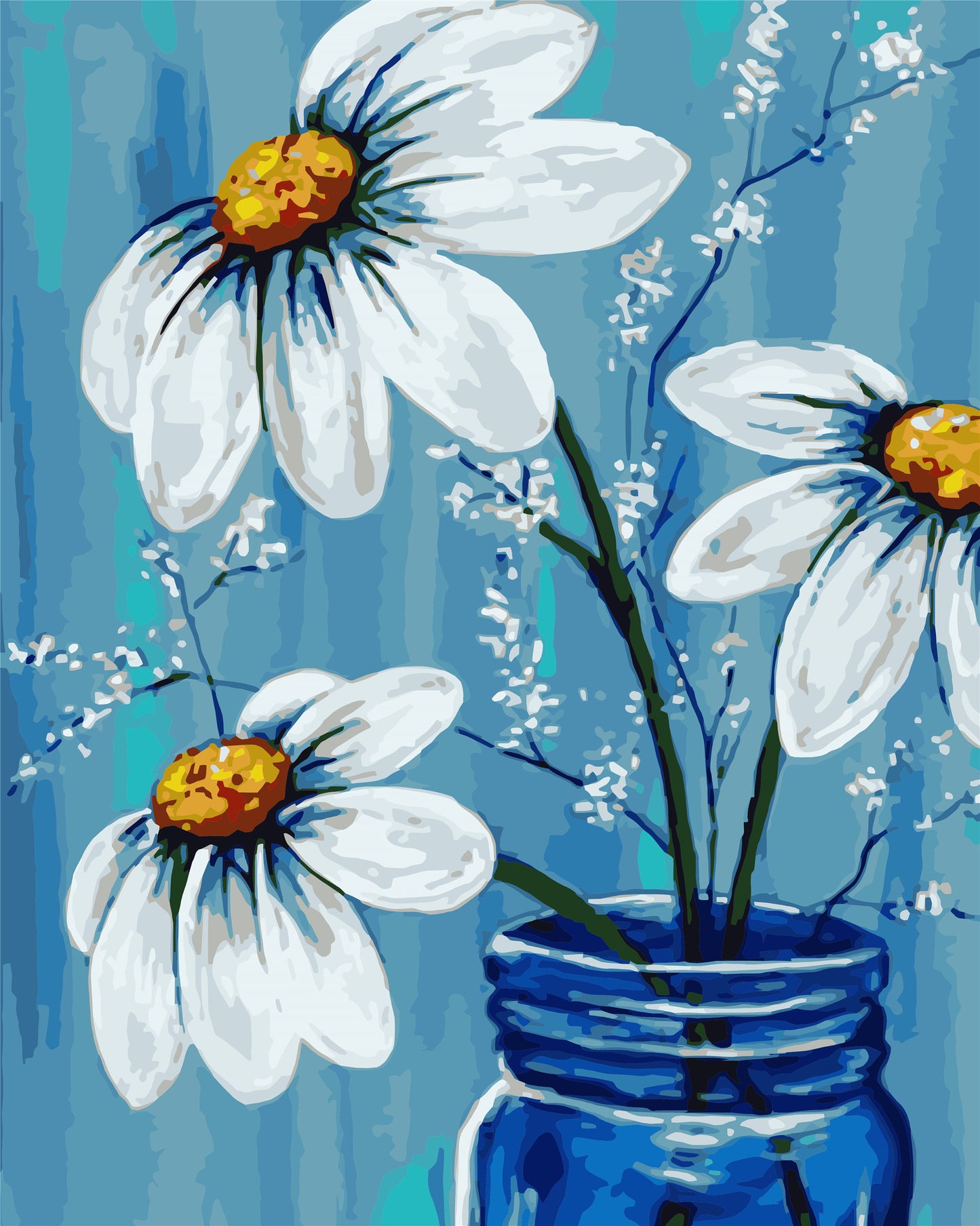 Blume Malen nach Zahlen WH72627