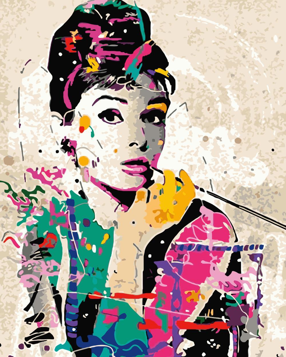 Porträt Malen nach Zahlen WM-013