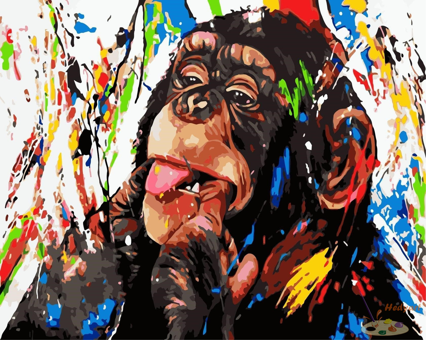 Tier Malen nach Zahlen WM-1209