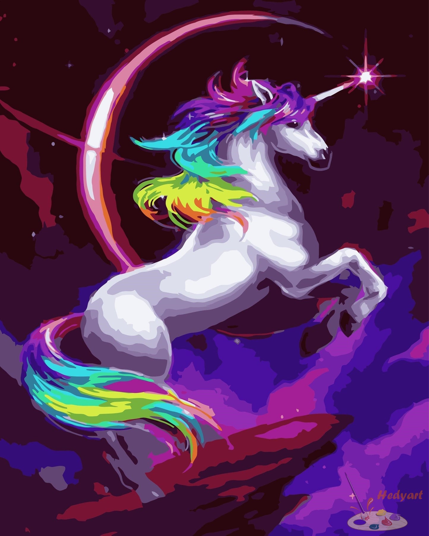 Tier Malen nach Zahlen WM-130