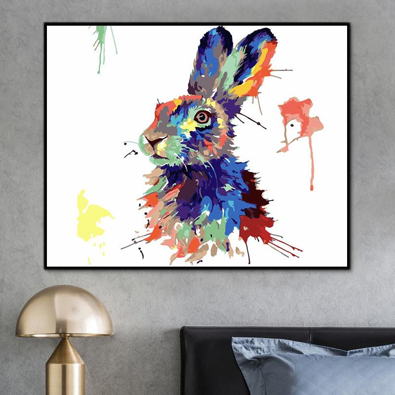 Tier Hase Malen Nach Zahlen Für Anfänger HQD1250