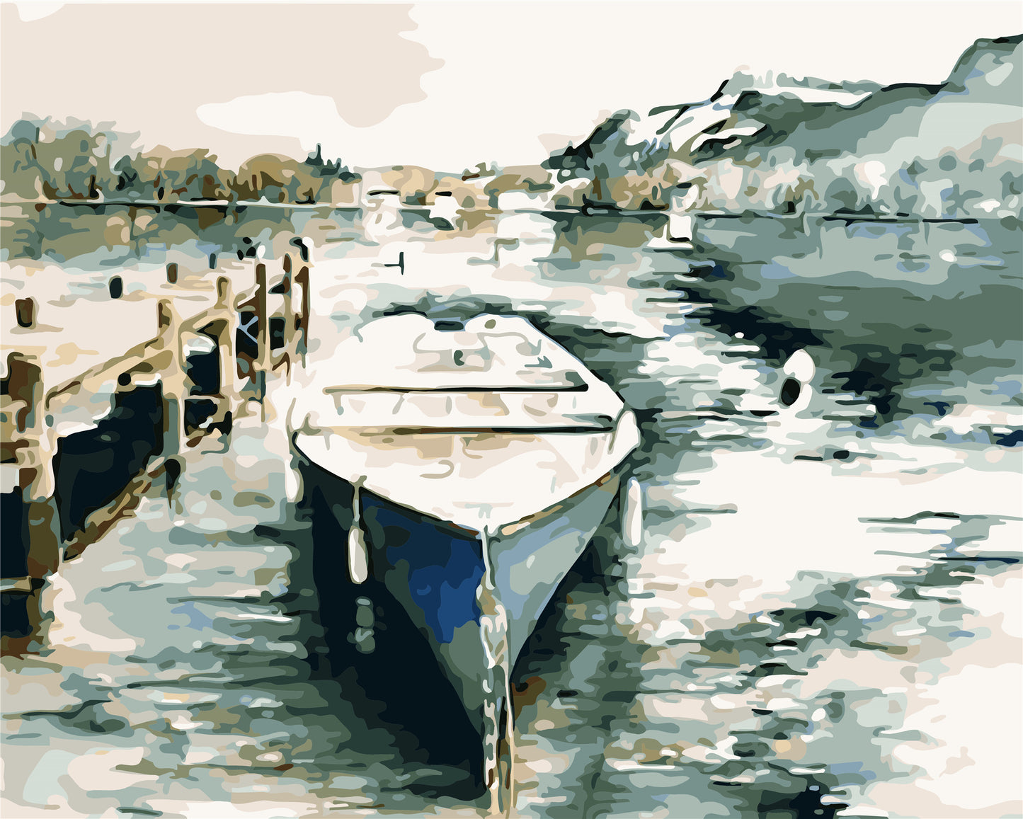 Landschaft Malen nach Zahlen Für Erwachsene WM-334