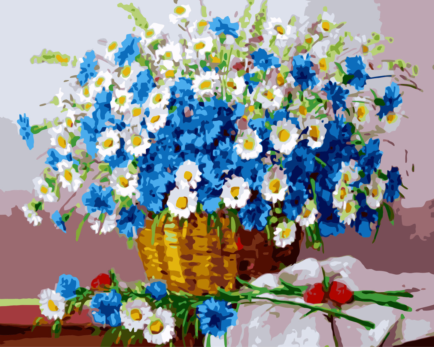 Blume Malen nach Zahlen WM-335