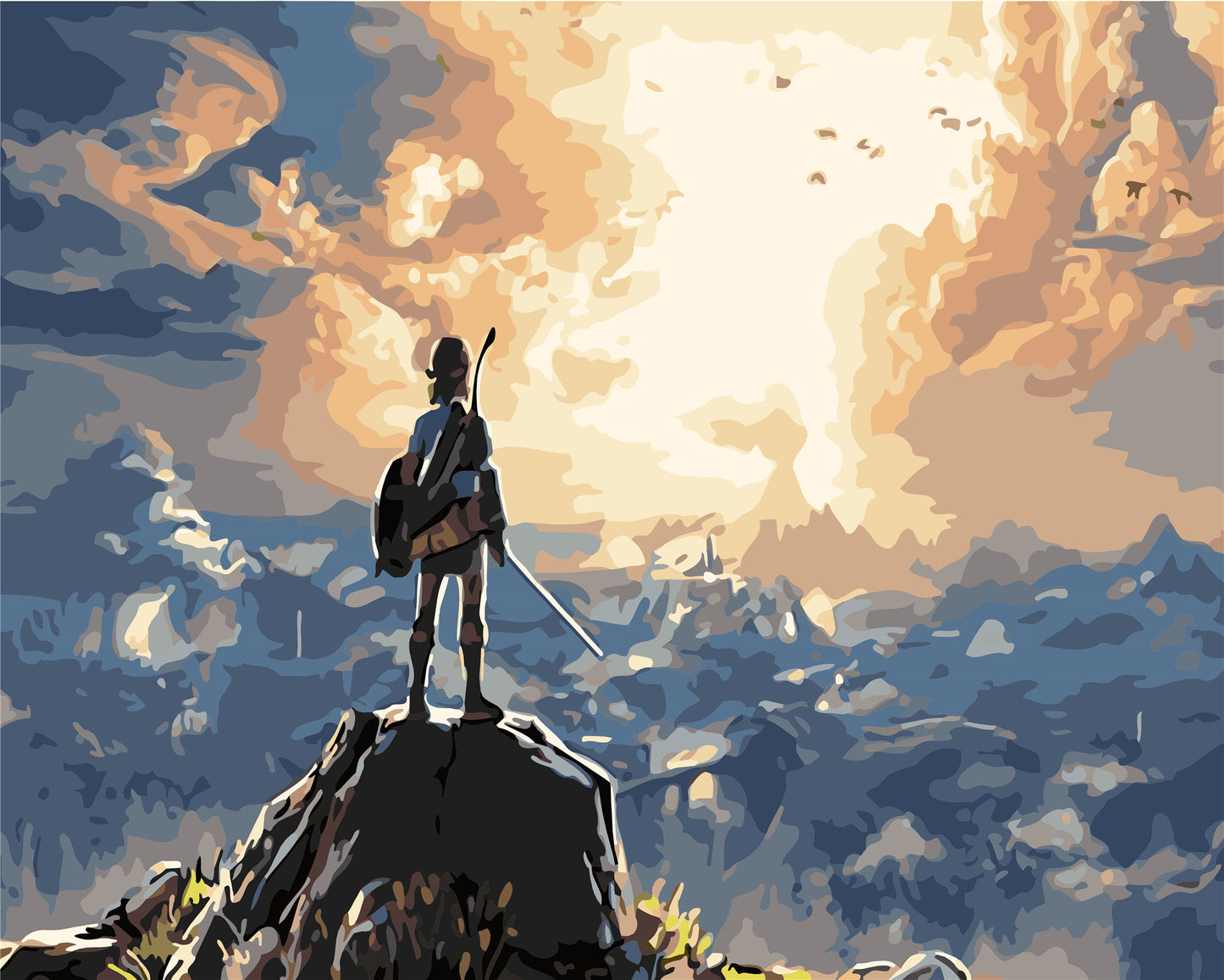 Porträt Malen nach Zahlen WM-337