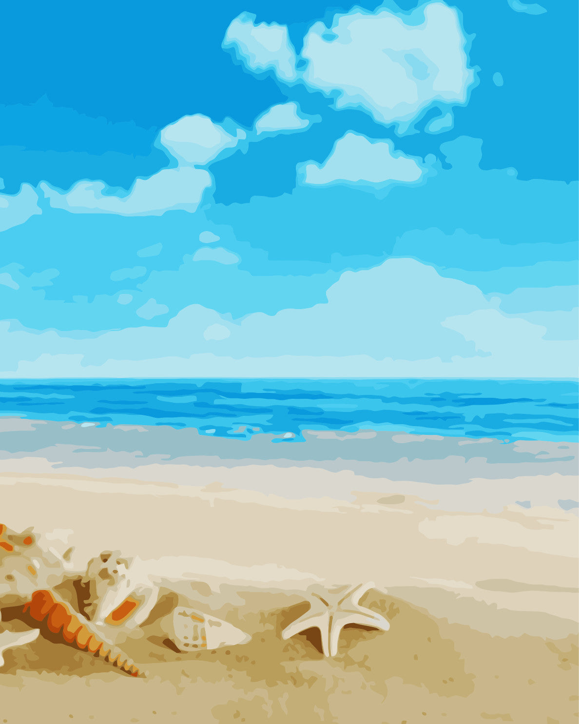 Landschaft Malen nach Zahlen Für Erwachsene WM-338