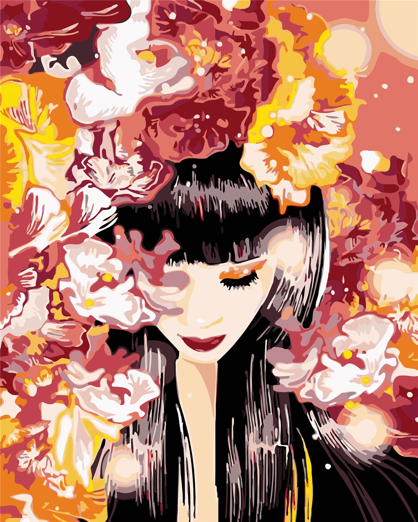 Porträt Malen nach Zahlen WM-345