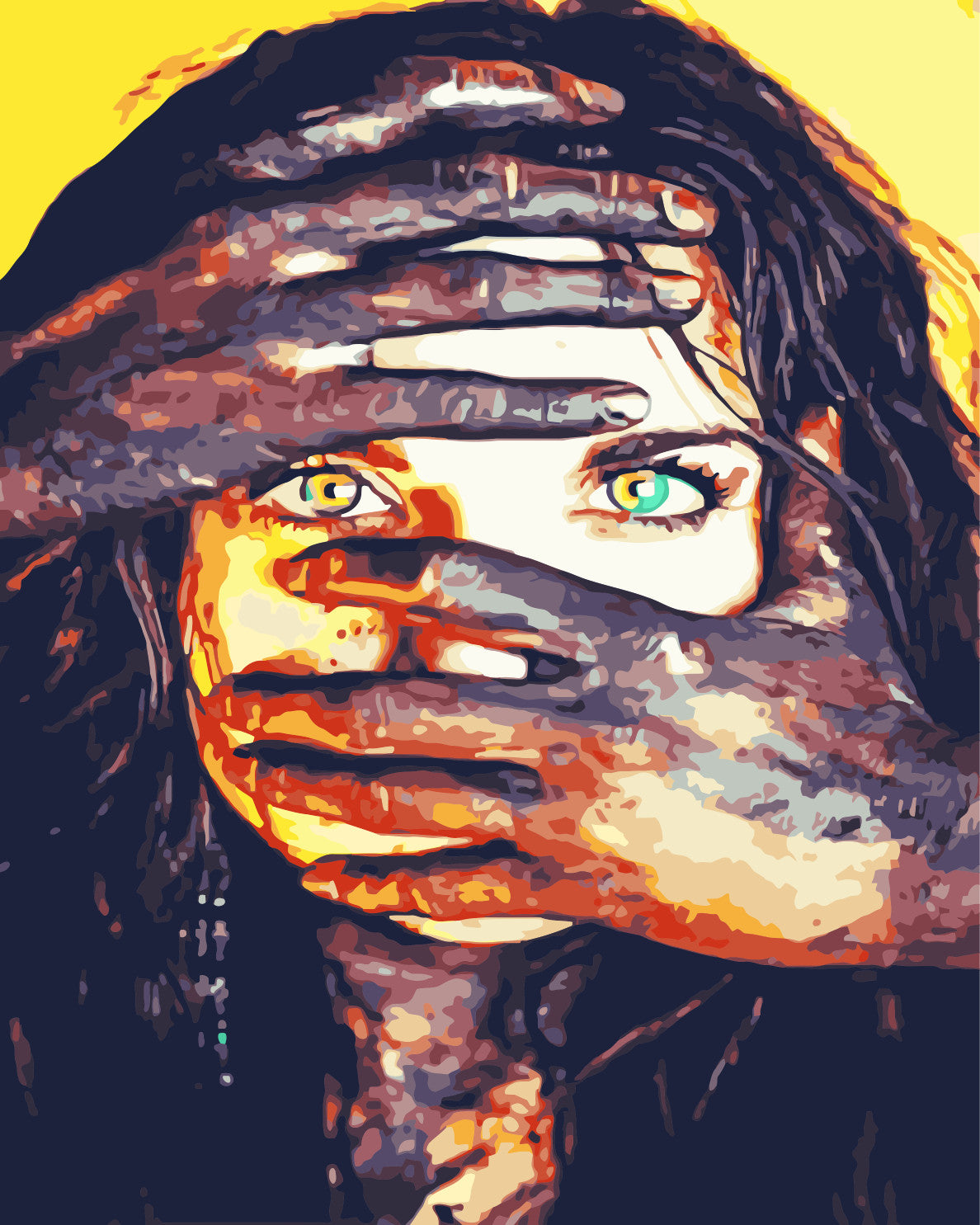 Porträt Malen nach Zahlen WM-347-1