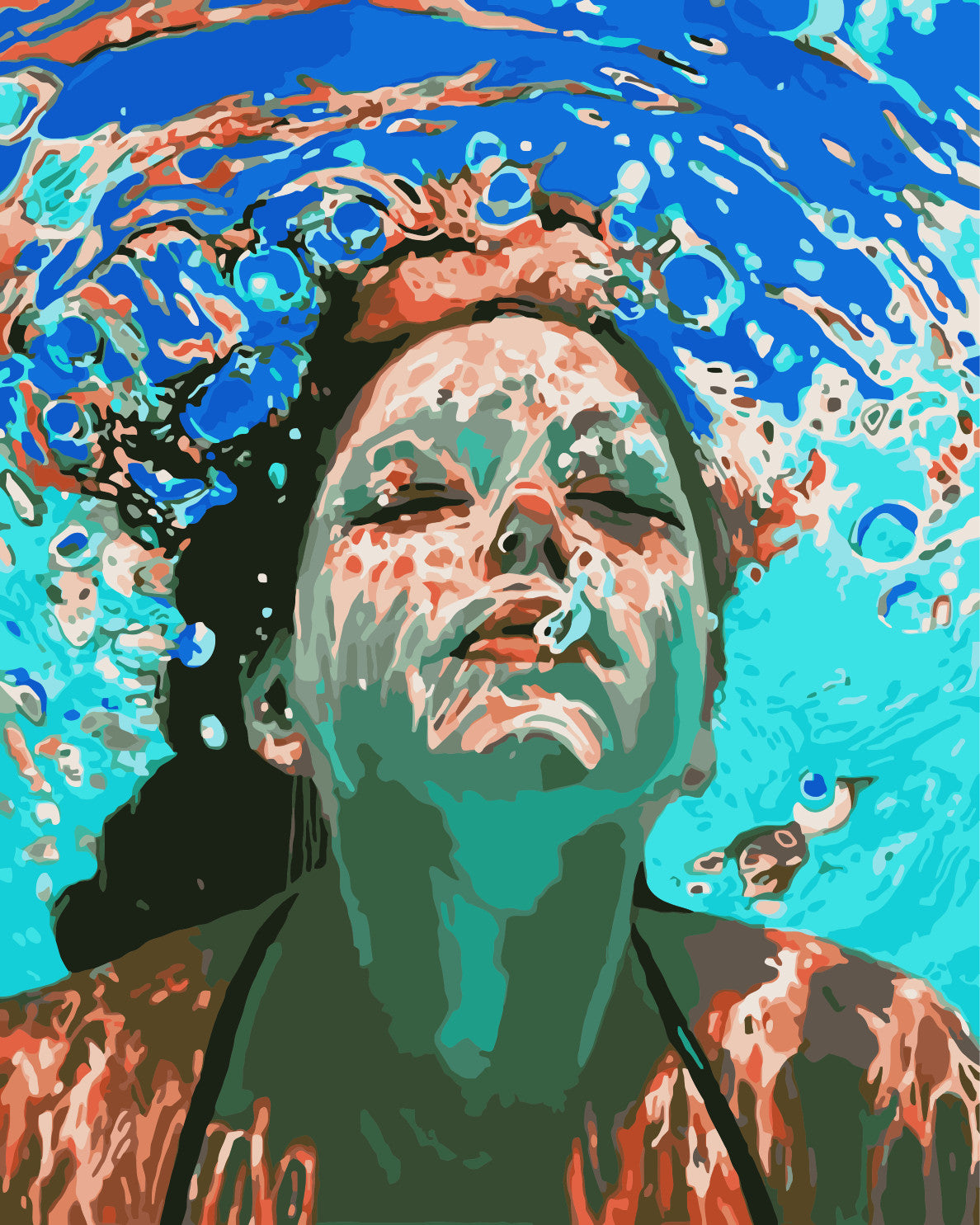 Porträt Malen nach Zahlen WM-350-1