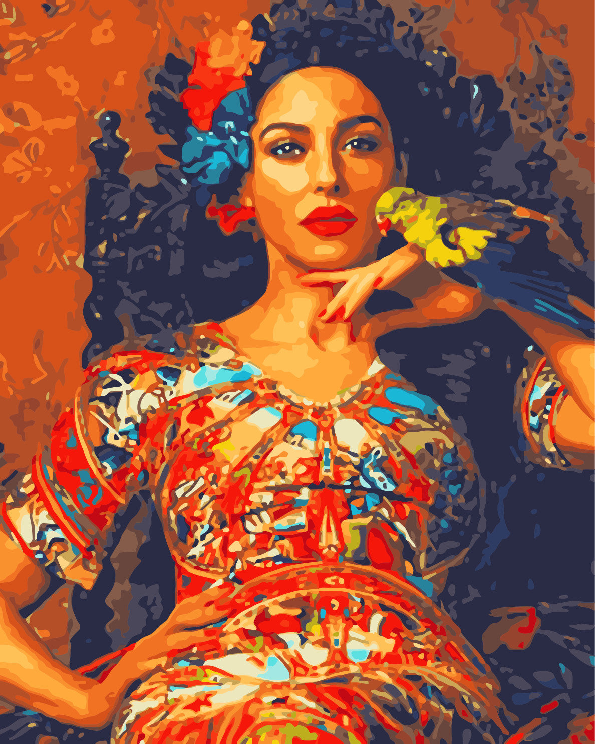 Porträt Malen nach Zahlen WM-352