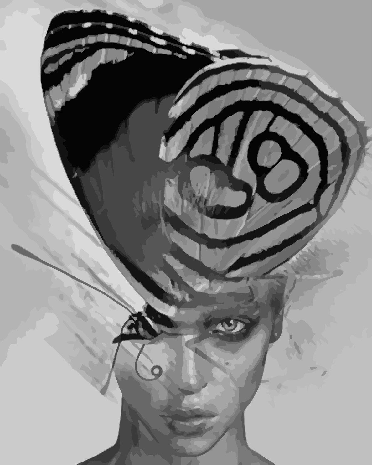 Porträt Malen nach Zahlen WM-353