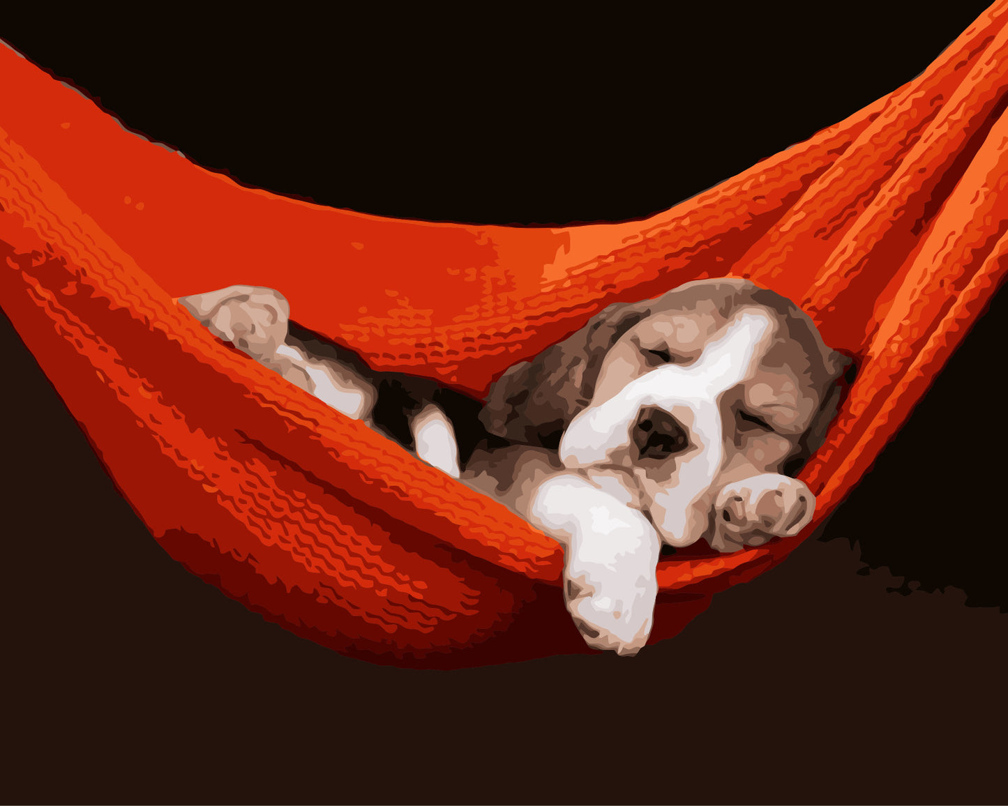 Hund & Katze Malen nach Zahlen WM-359