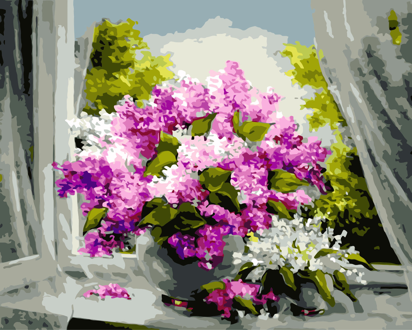 Blume Malen nach Zahlen WM-361