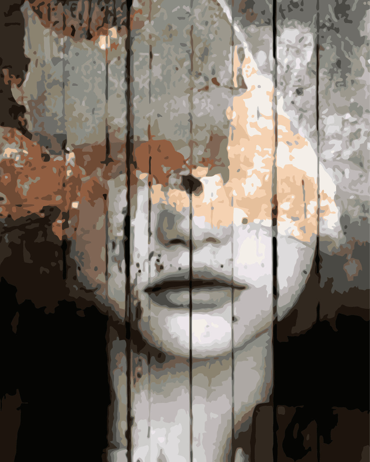 Porträt Malen nach Zahlen WM-365