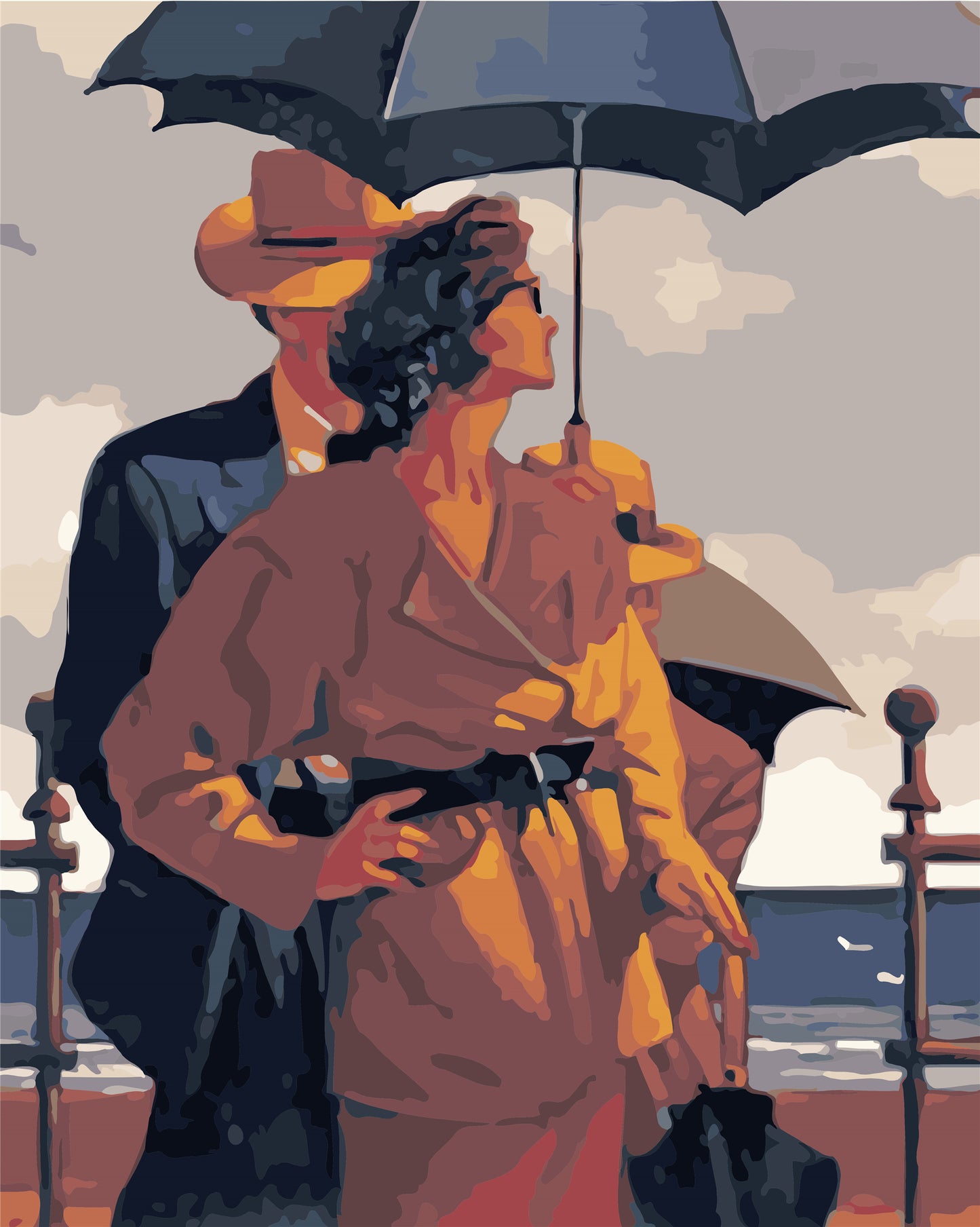 Porträt Malen nach Zahlen WM-397