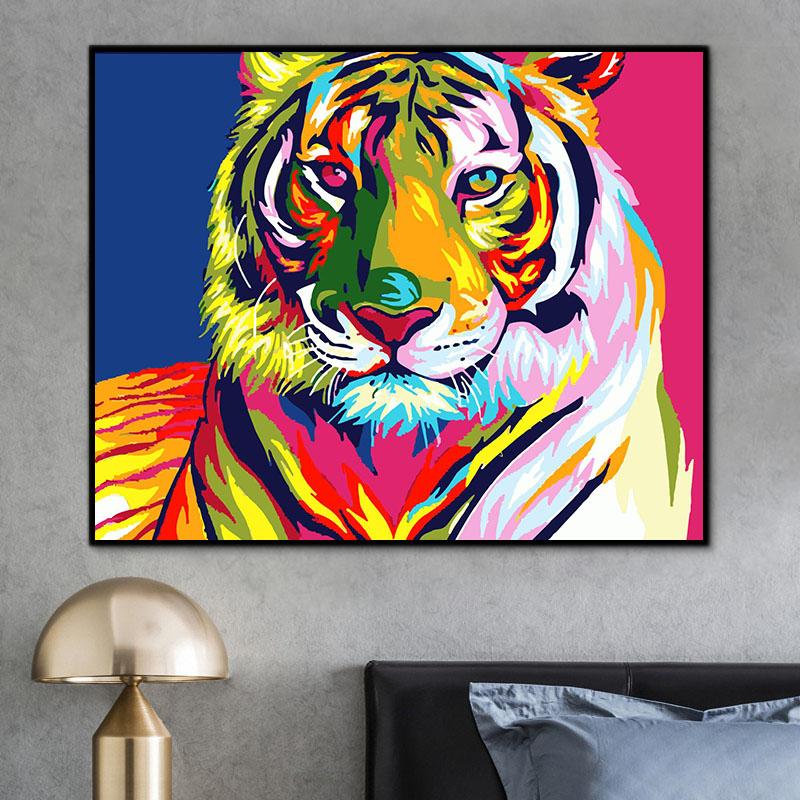 Tier Tiger Malen Nach Zahlen Für Erwachsene HQD1243