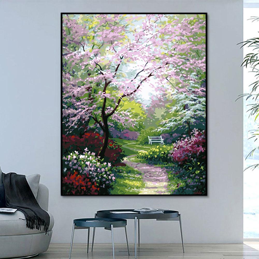 Natürlich Garden Malen Nach Zahlen Für Erwachsene HQD1330