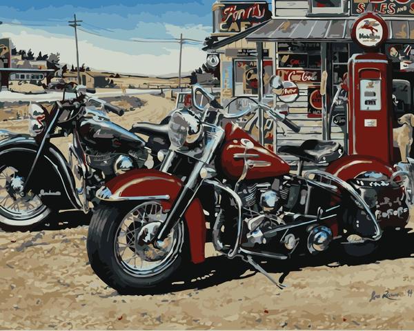 Motor Malen nach Zahlen WM1235