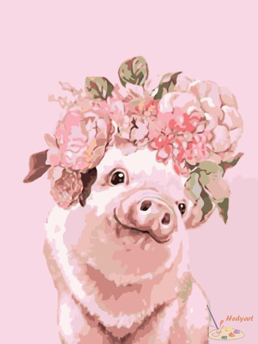 Tier Malen nach Zahlen WM1603