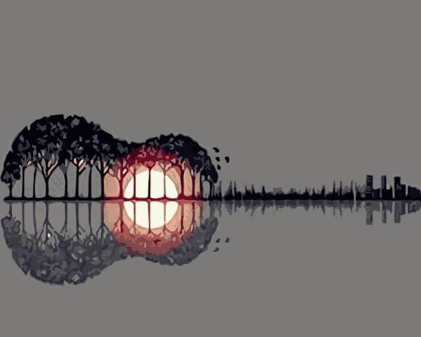 Landschaft Malen Nach Zahlen WM1775