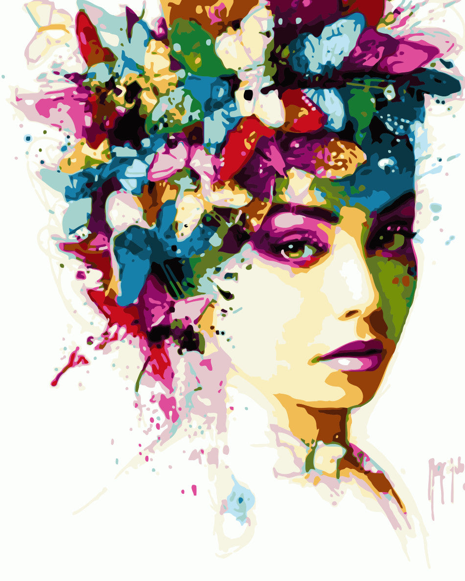 Porträt Malen Nach Zahlen WM759