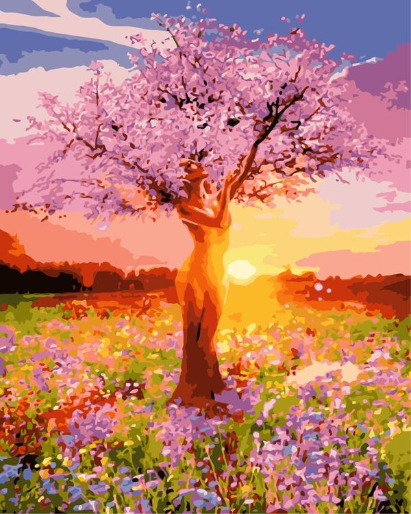 Baum Malen Nach Zahlen Für Erwachsene XZ159