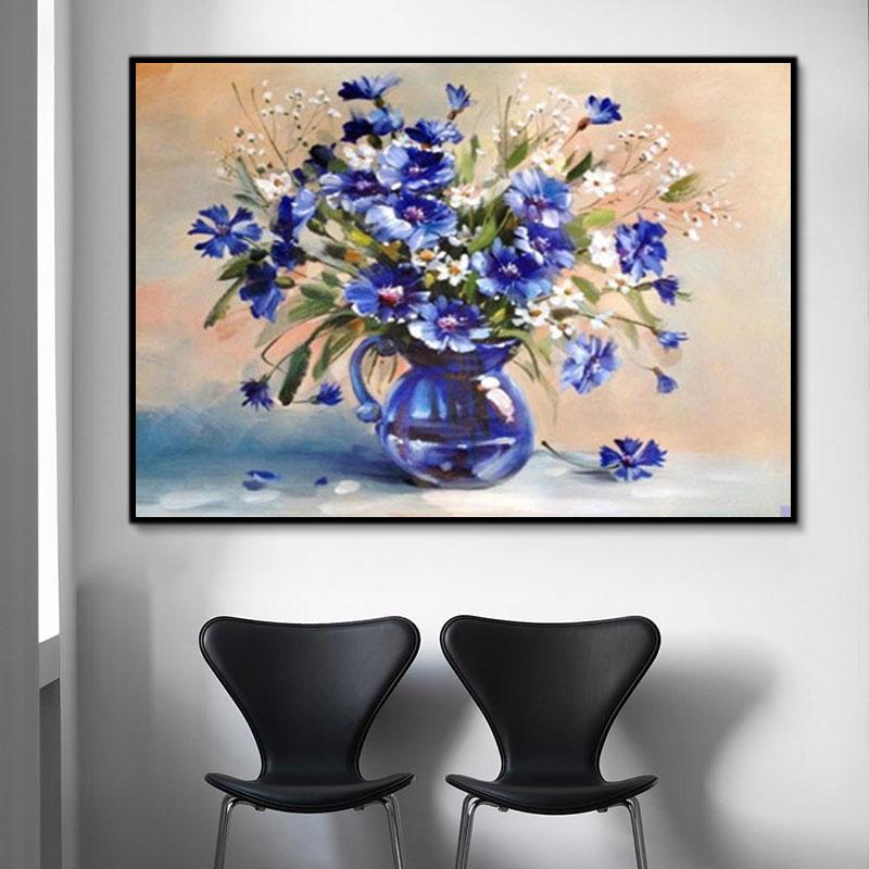 Blume Flasche Blume Malen Nach Zahlen Für Erwachsene Y5121