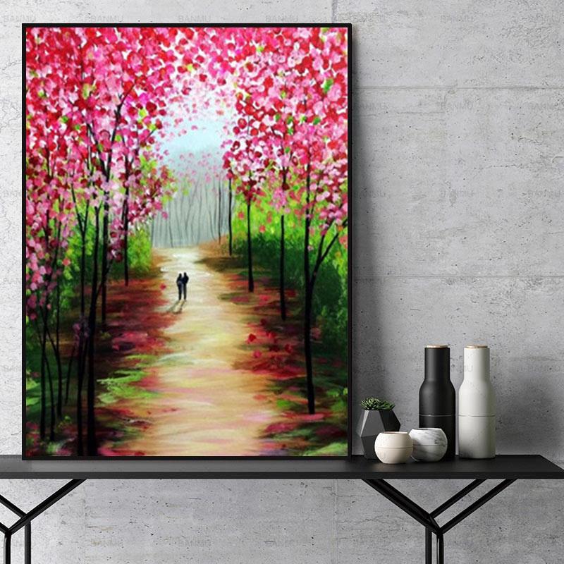 Landschaft Malen Nach Zahlen Für Erwachsene Y5744