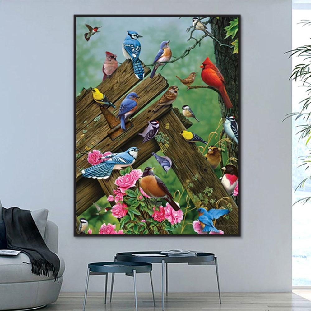 Vogel Malen Nach Zahlen Für Erwachsene Y5782