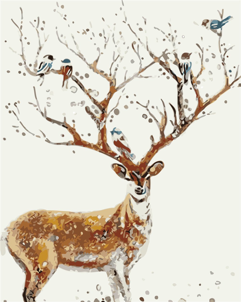 Tier Malen nach Zahlen For Adult ZC3024