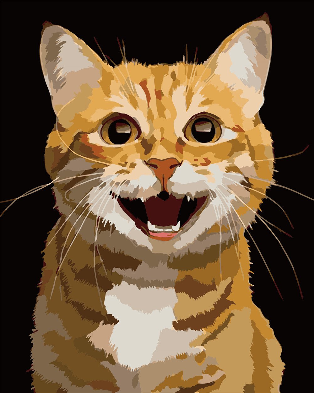 Hund & Katze Malen nach Zahlen ZC3039