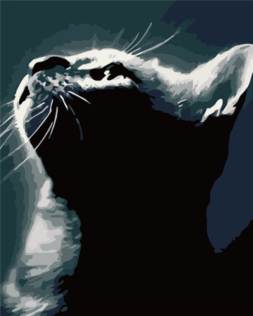 Hund & Katze Malen nach Zahlen ZC3040