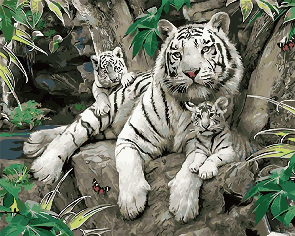 Tier Malen nach Zahlen For Adult ZC3042