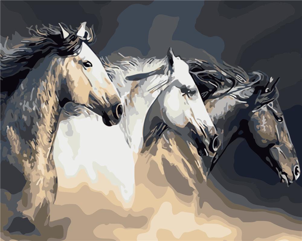 Tier Malen nach Zahlen For Adult ZC3044