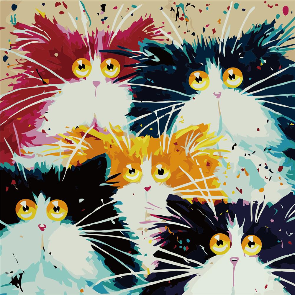 Hund & Katze Malen nach Zahlen ZC3047