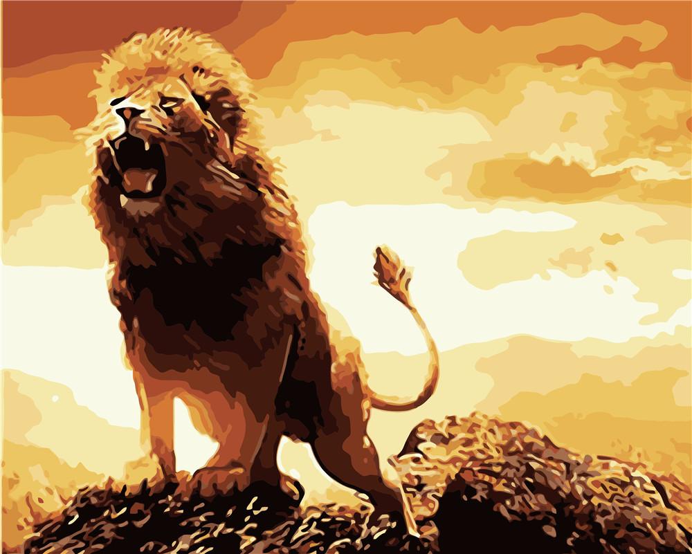 Tier Malen nach Zahlen For Adult ZC3051