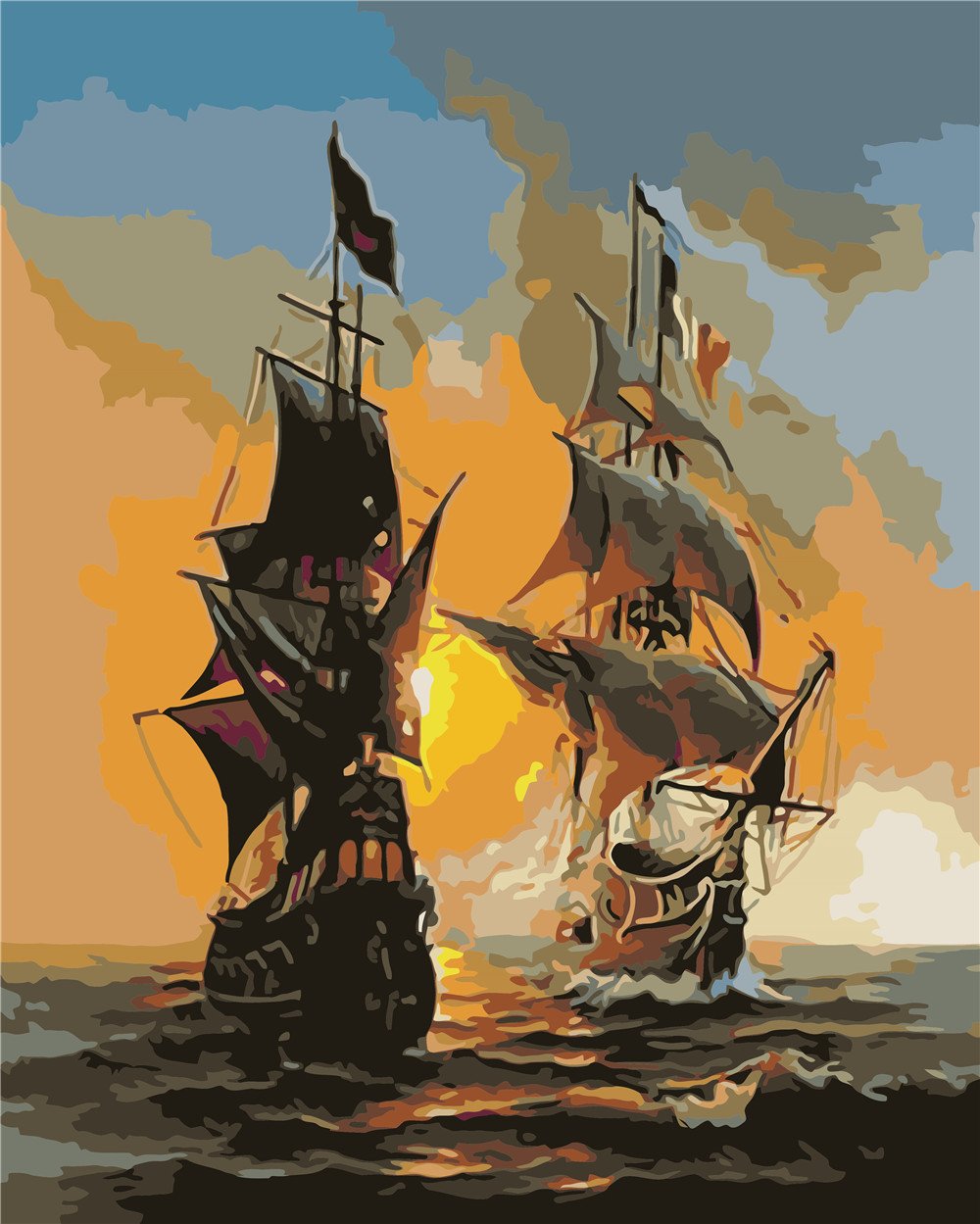 Landschaft Malen nach Zahlen For Adult ZC3121