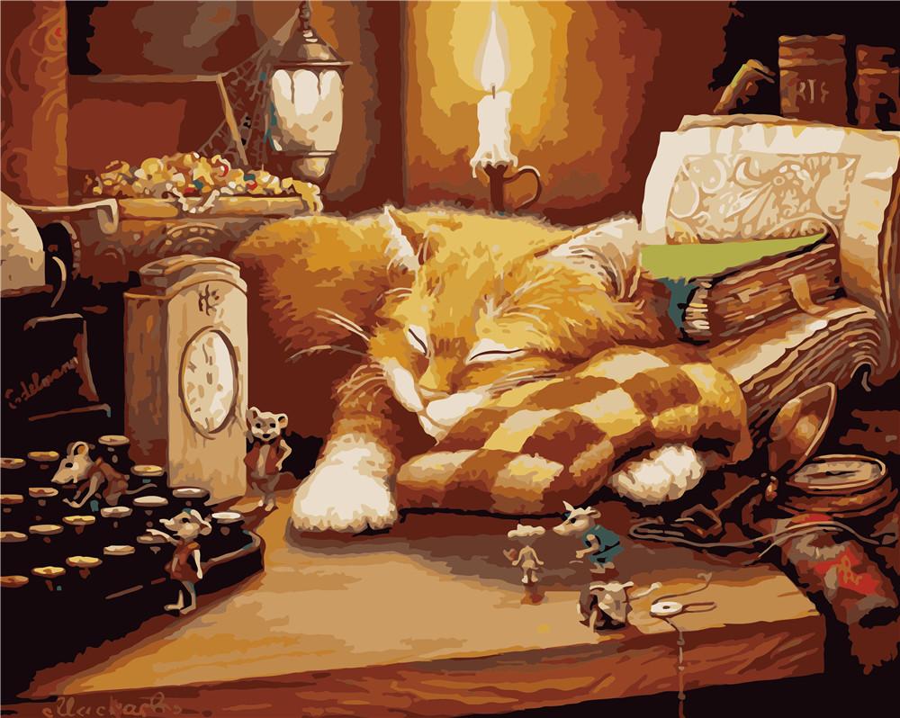 Hund & Katze Malen nach Zahlen ZC3141