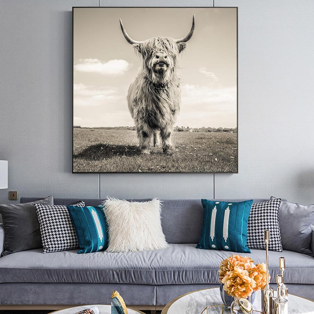 Tier Kuh Malen Nach Zahlen Für Erwachsene HQD1277