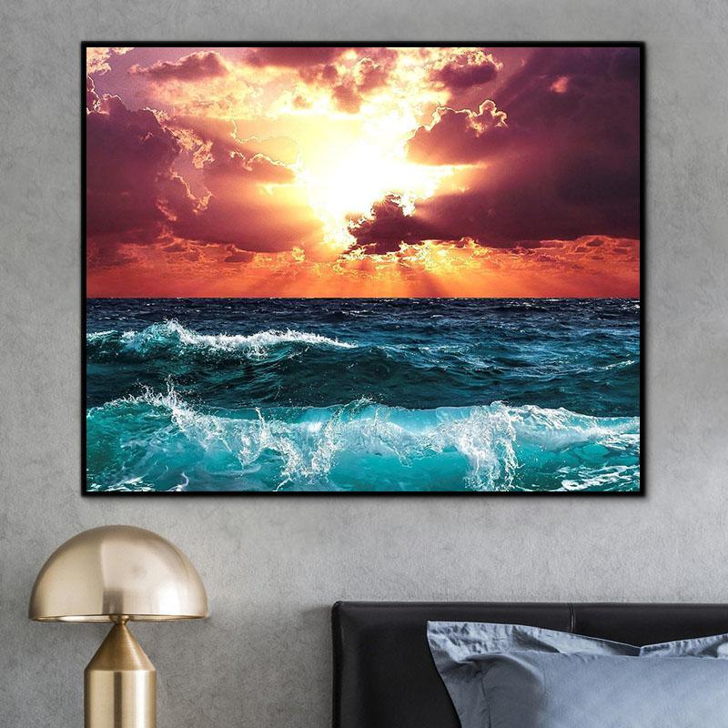 Natürlich See Malen Nach Zahlen Für Erwachsene HQD1303