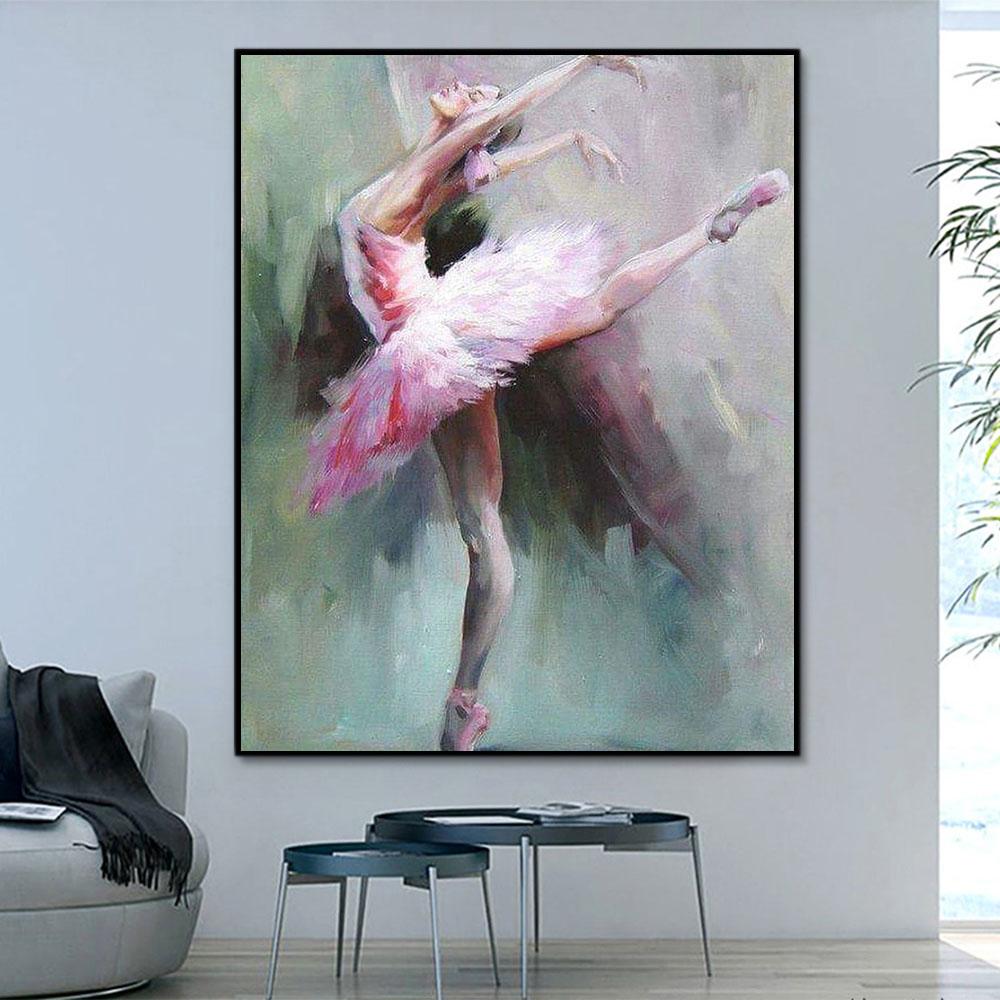 Porträt Tänzerin Malen Nach Zahlen Für Erwachsene HQD1316