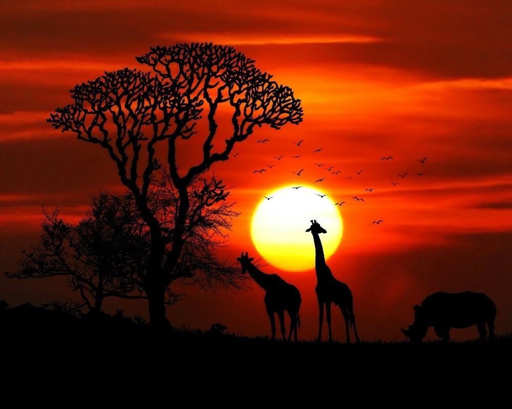 Landschaft Wald Malen Nach Zahlen Für Erwachsene HQD1395