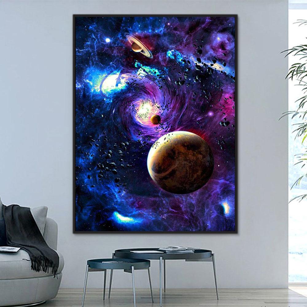 Natürlich Galaxis Malen Nach Zahlen Für Erwachsene HQD1289