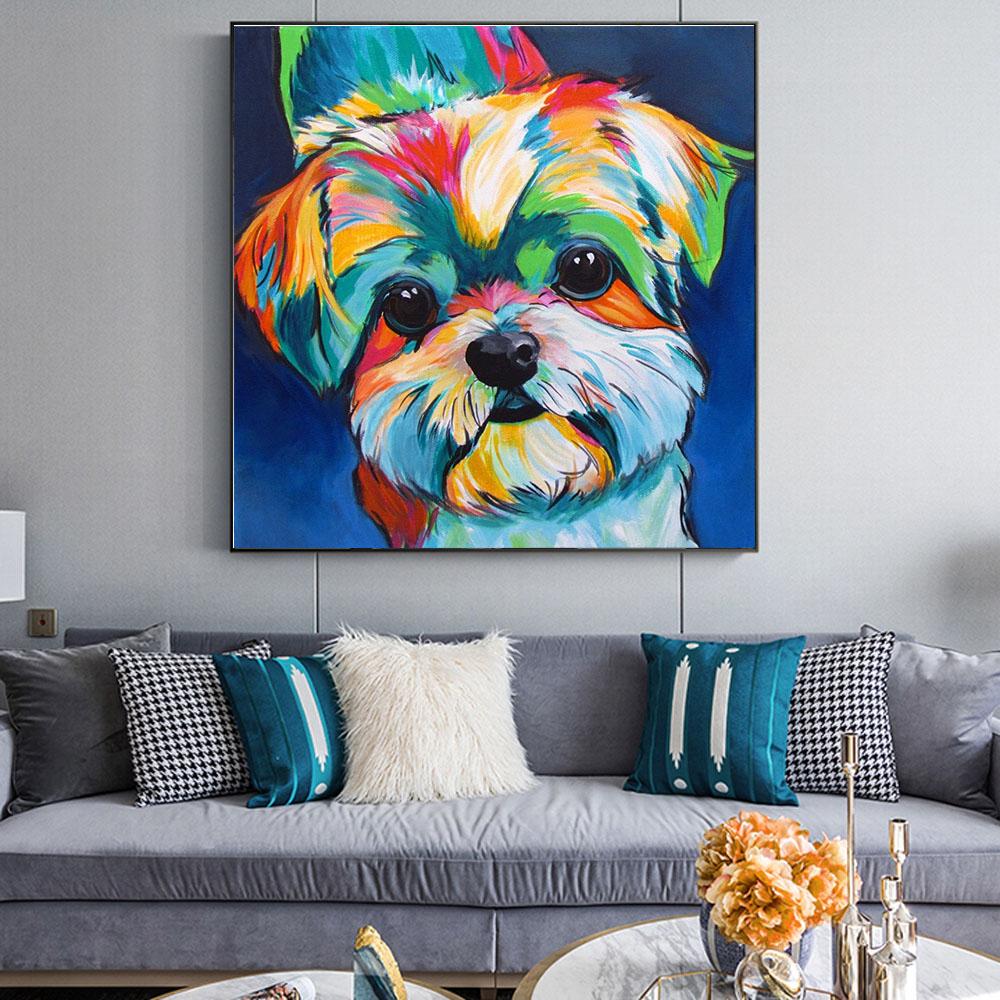 Hund & Katze Malen Nach Zahlen Für Kinder HQD1292