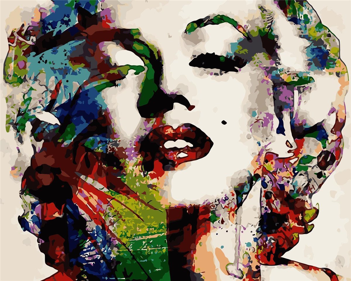 Porträt Malen nach Zahlen wm-058