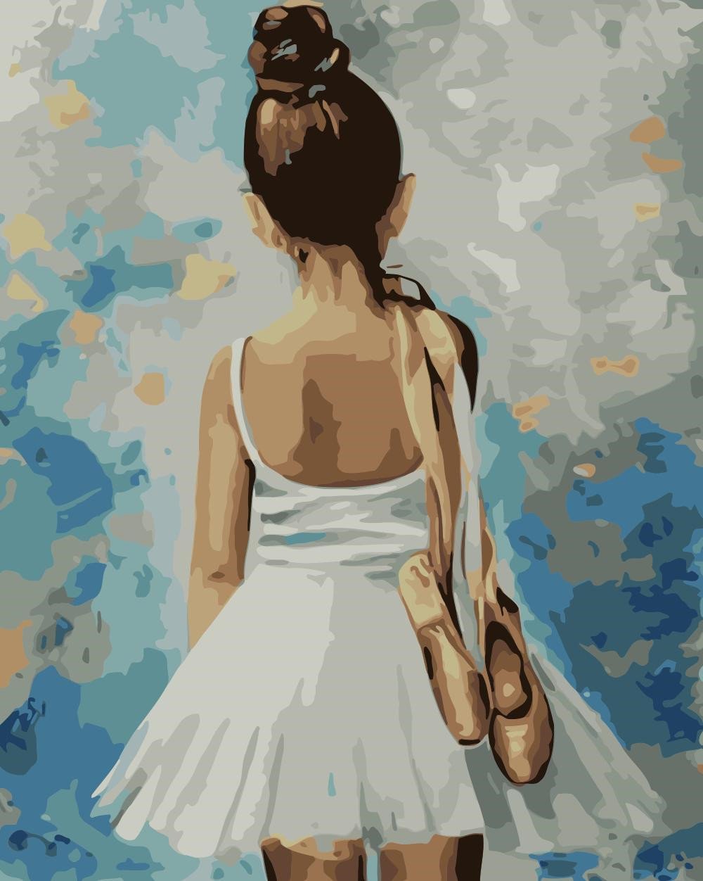 Porträt Mädchen Malen Nach Zahlen Für Erwachsene HQD1429