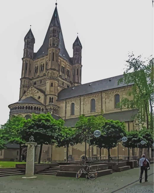 Stadt Malen nach Zahlen CCL8305