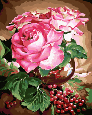 Blume Malen nach Zahlen GX22073