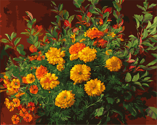 Blume Malen nach Zahlen GX23179